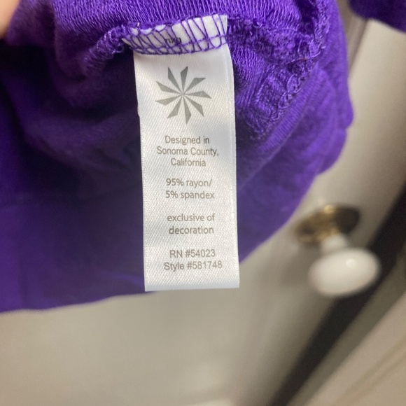 Athleta Purple Top, S - Picture 3 of 4